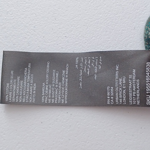 Flannel shirt, Women's, BDG Urban Outfitters, Size small, Velour pocket and cuff - Picture 10 of 11